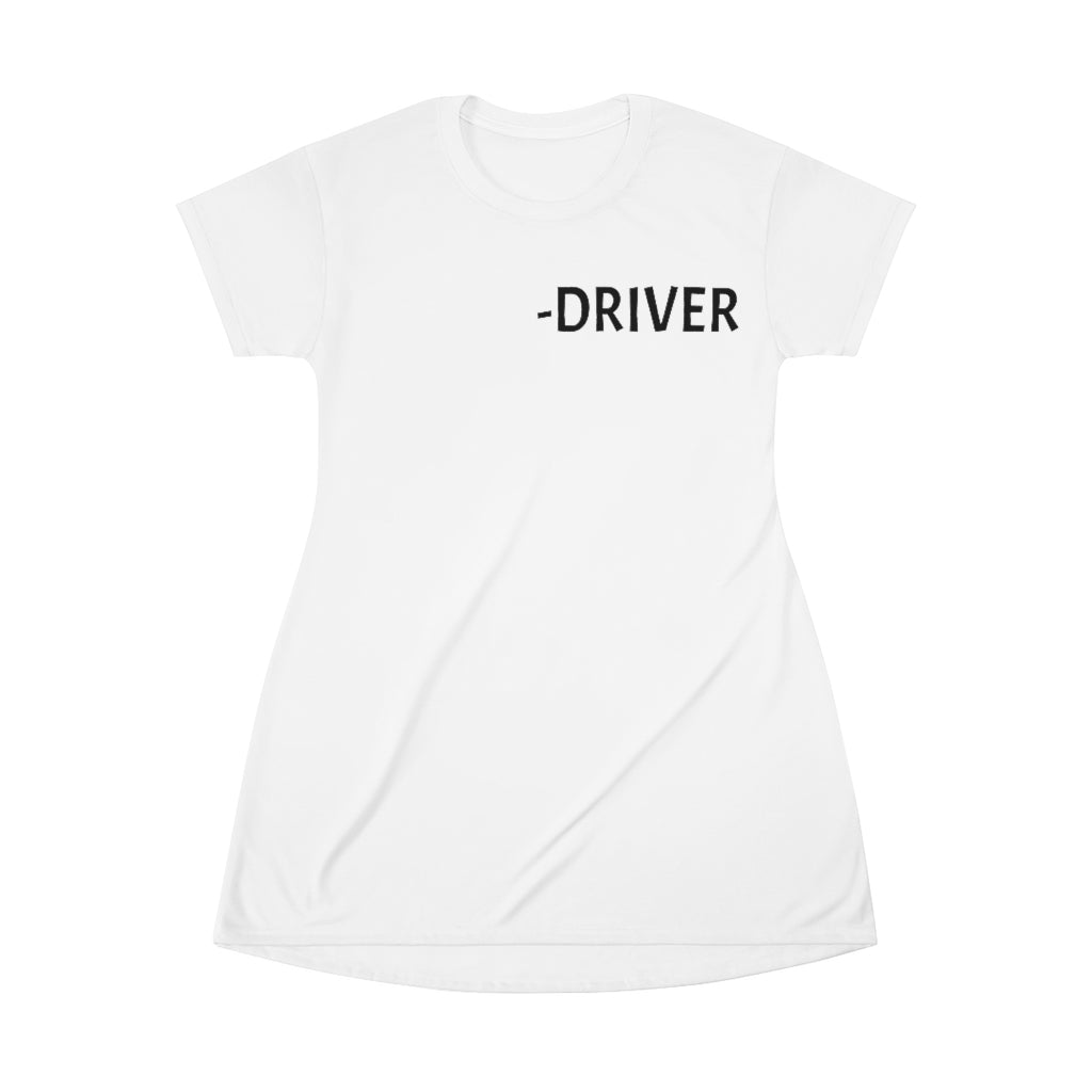 OVERSIZE LOAD (back) -Driver(front)T-Shirt Dress
