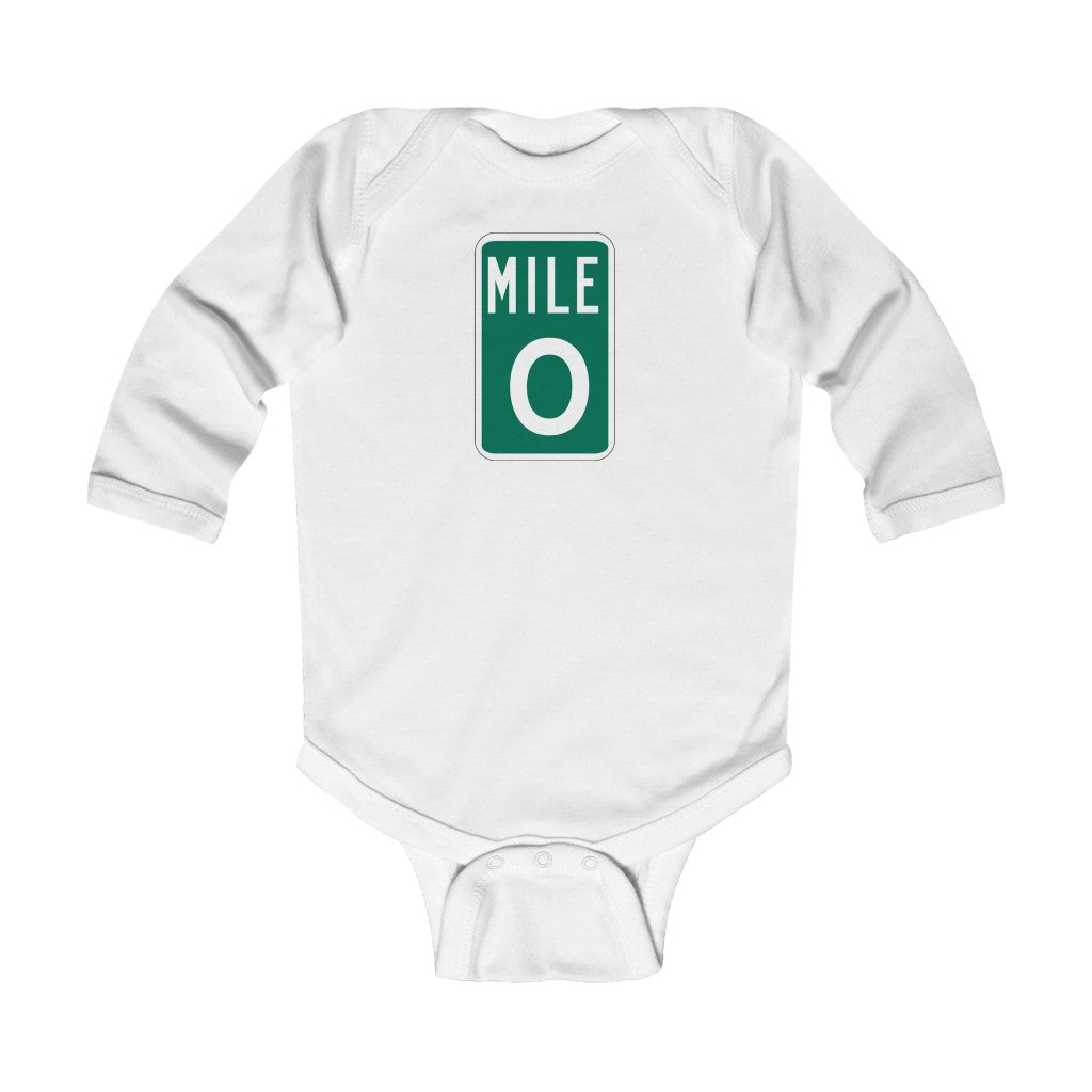 MILE 0 Infant Long Sleeve Bodysuit