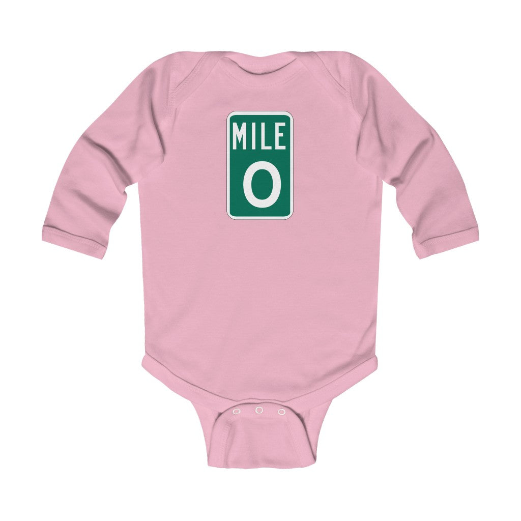 MILE 0 Infant Long Sleeve Bodysuit