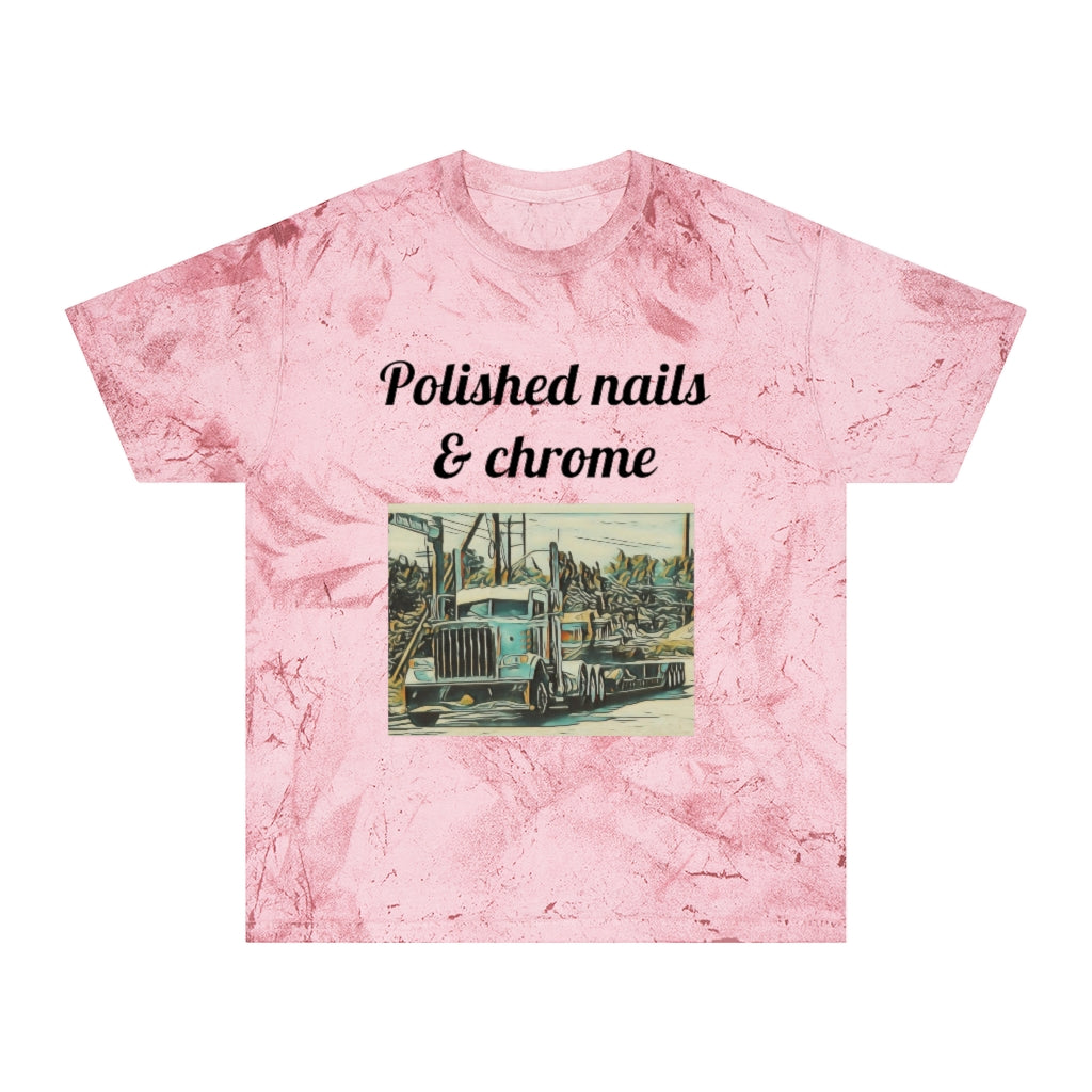 Polished nails & chrome. Color Blast T-Shirt