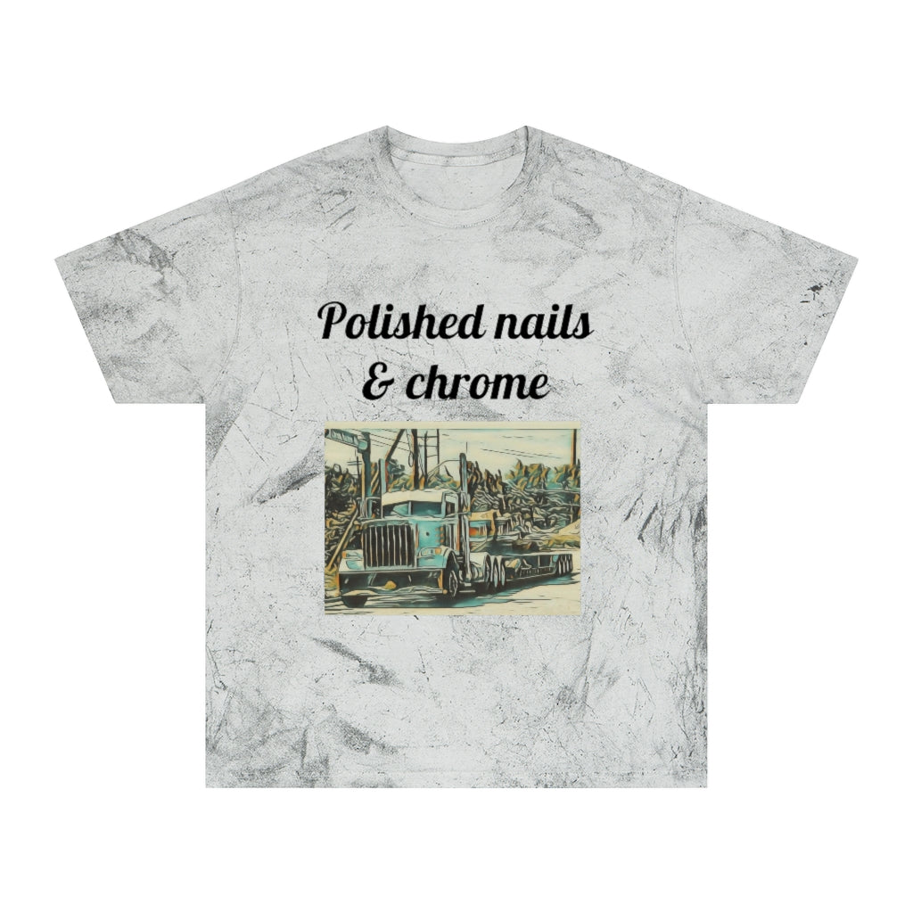 Polished nails & chrome. Color Blast T-Shirt